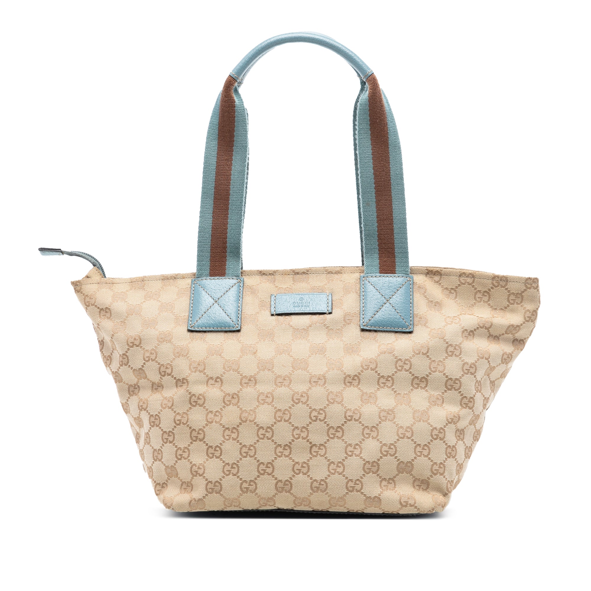 GG Canvas Web Tote - Image 1