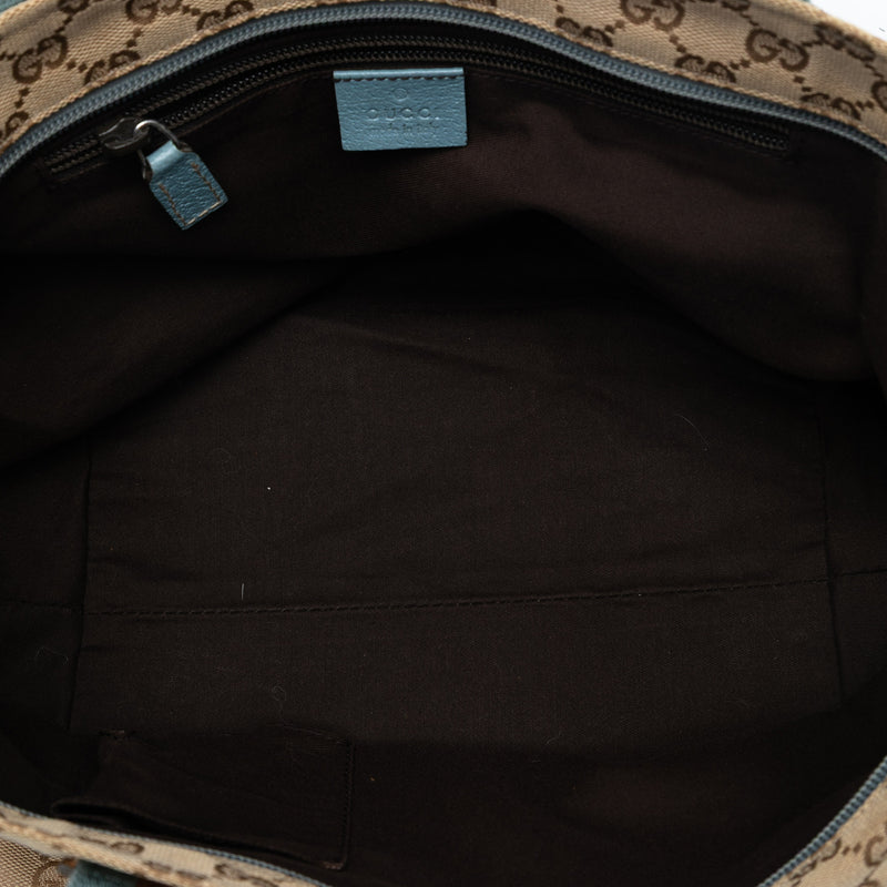 GG Canvas Web Tote - Image 4
