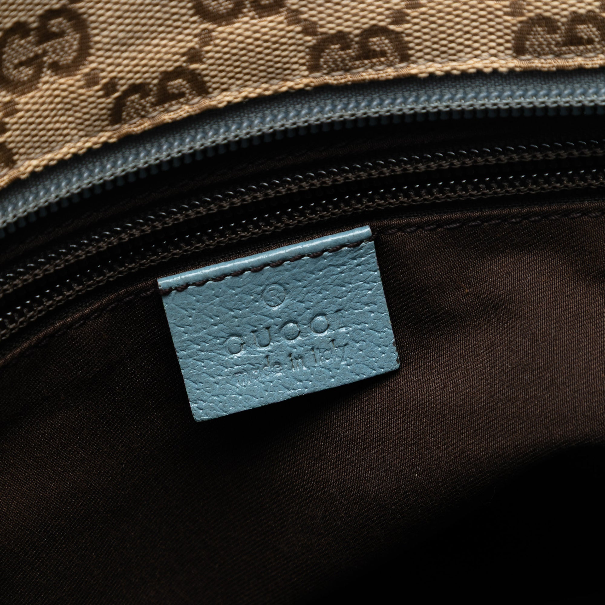 GG Canvas Web Tote - Image 5