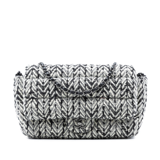 CC Herringbone Tweed Flap - Image 1