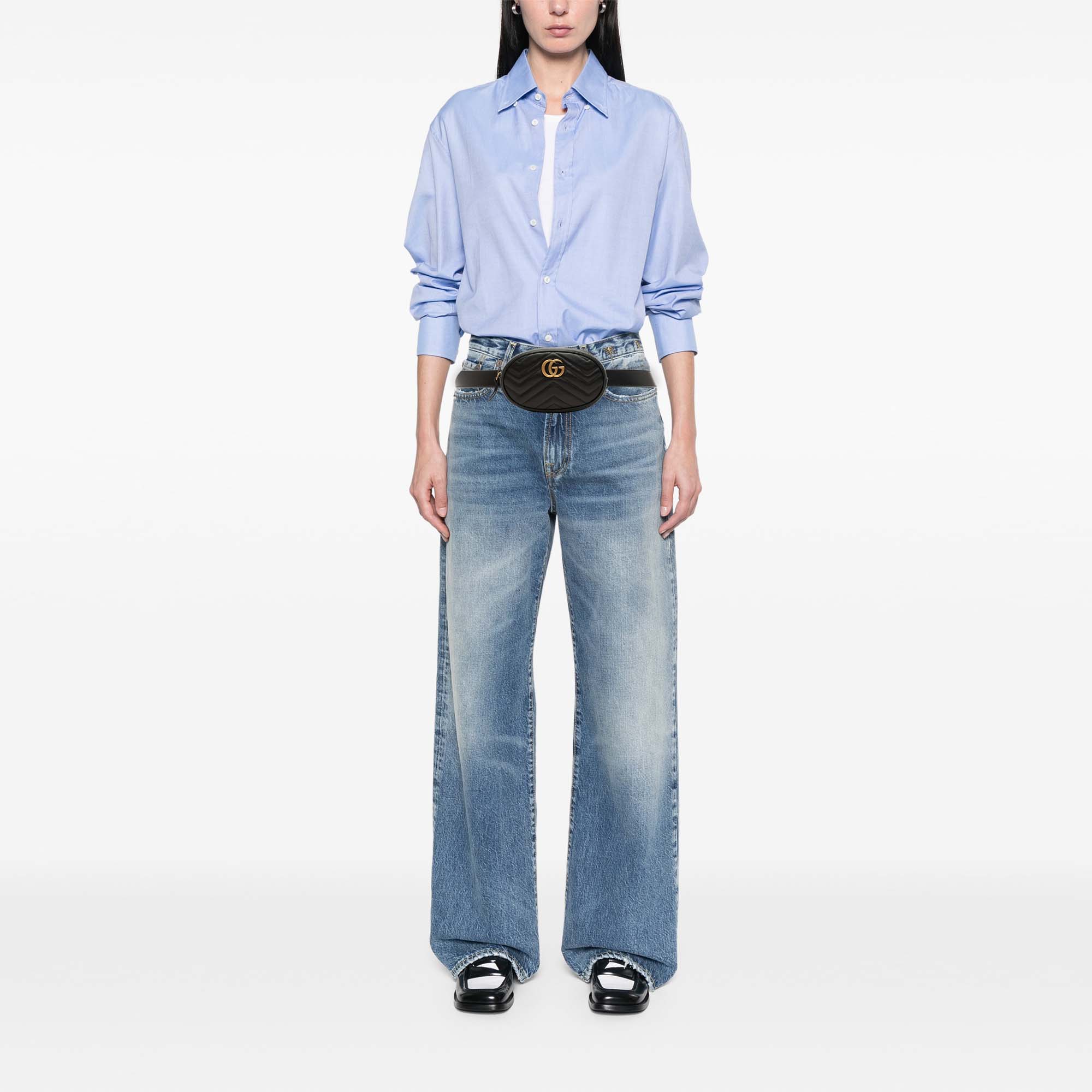 GG Marmont Matelasse Leather Belt Bag - Image 8