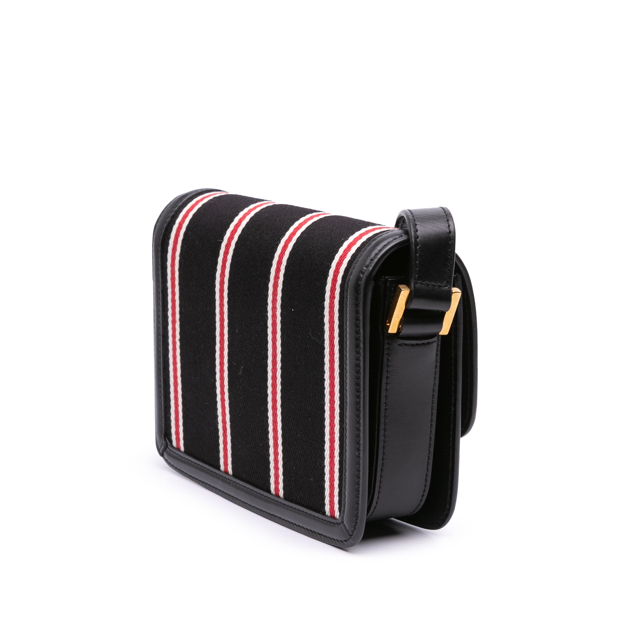 Small Canvas Striped Solferino Satchel In Box - Image 2