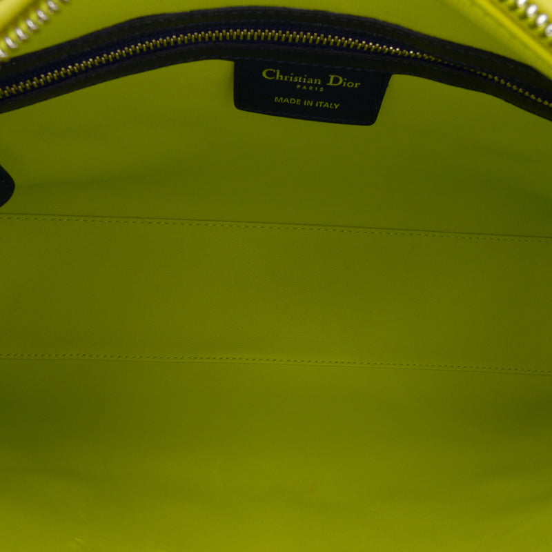 Large Tricolor Lambskin Cannage Lady Dior - Image 4
