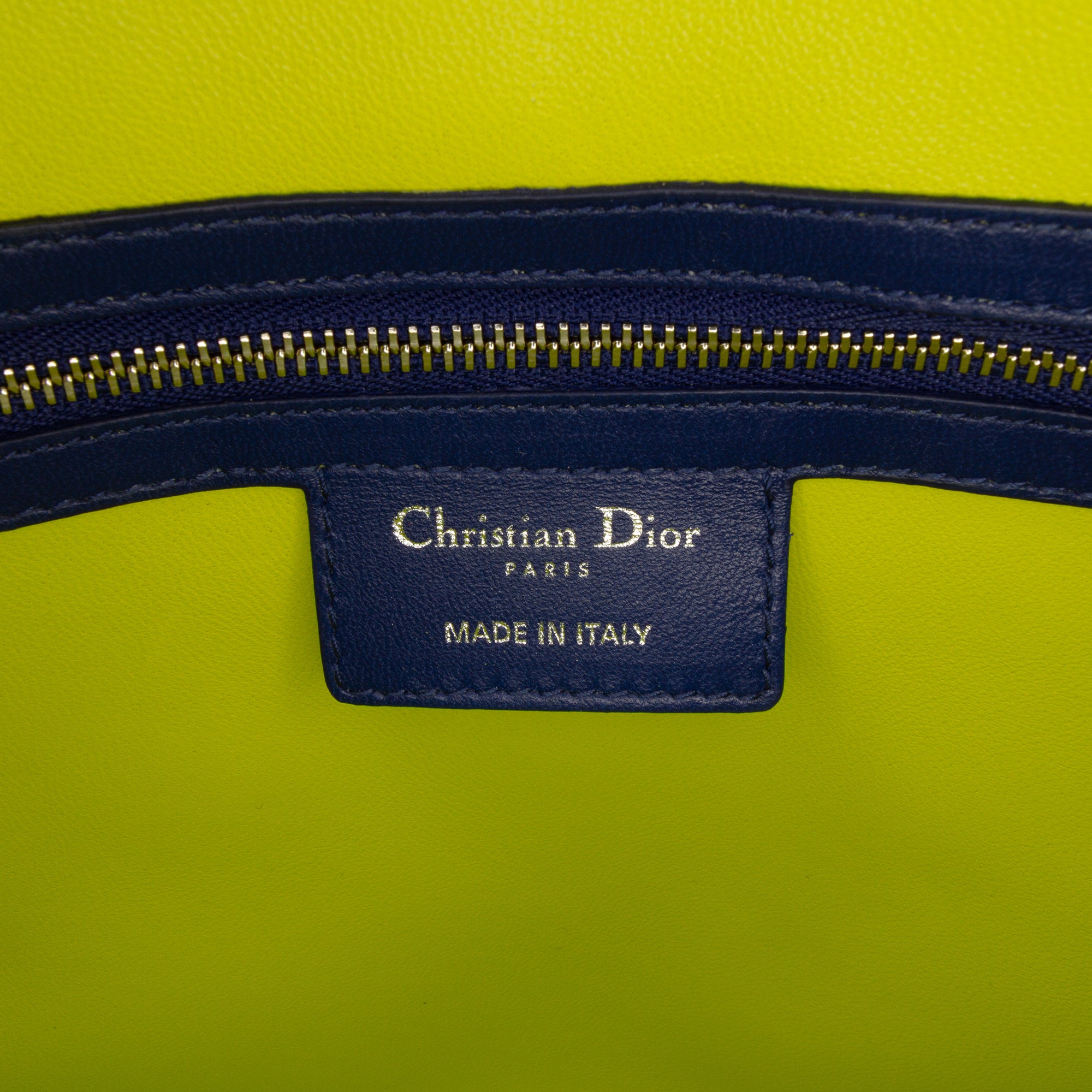 Large Tricolor Lambskin Cannage Lady Dior - Image 5