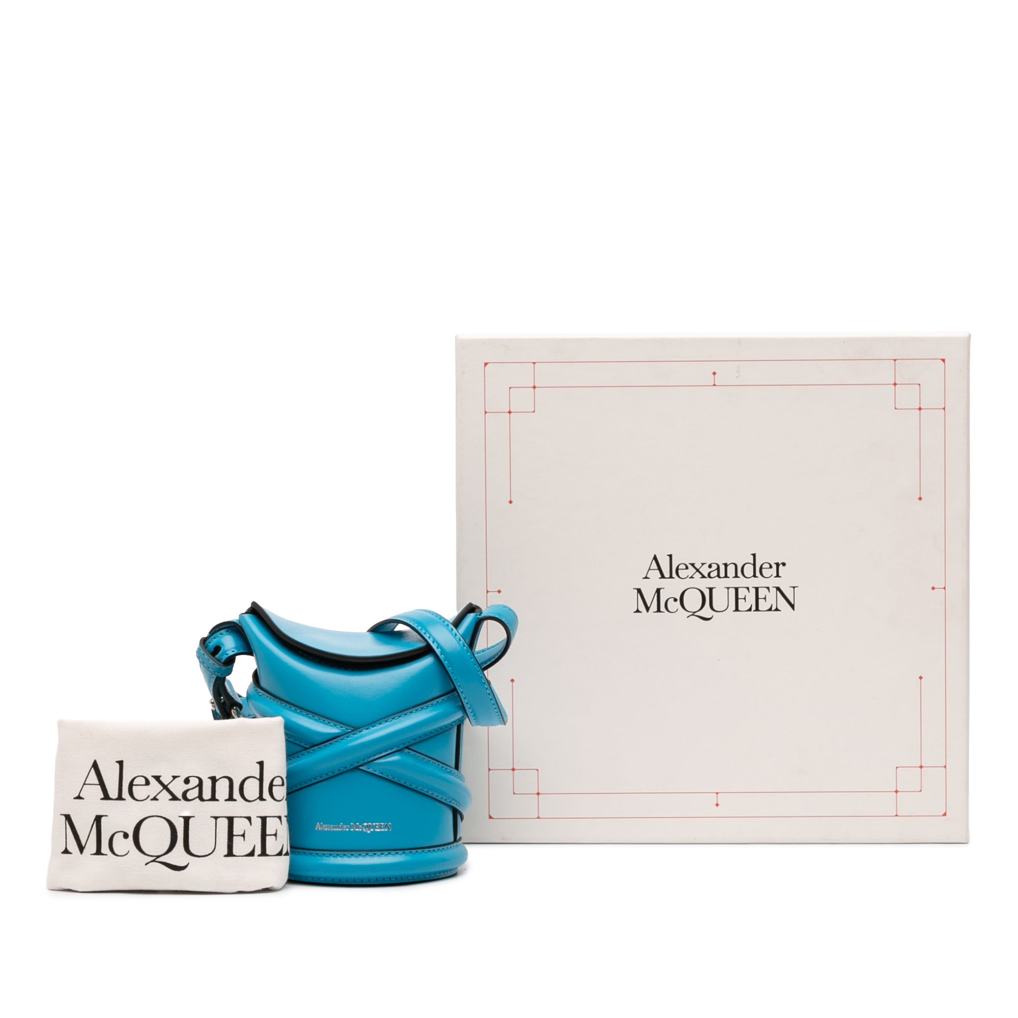 Calfskin The Curve Bucket Bag - Image 11