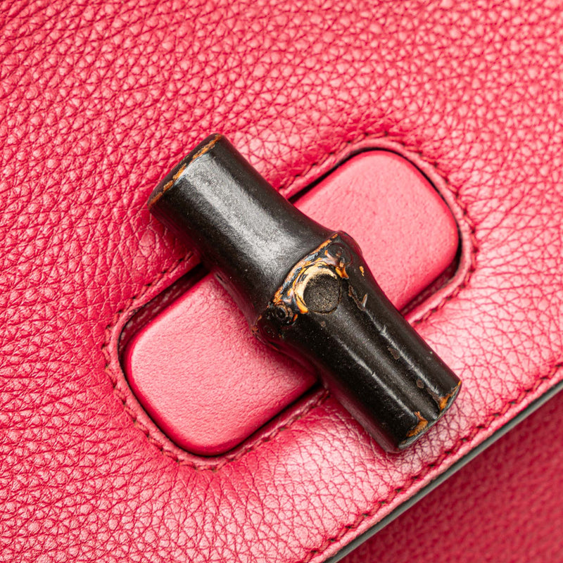 Medium Calfskin Bamboo Daily Satchel - Image 5