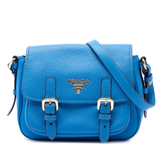 Vitello Daino Double Buckle Messenger Bag - Image 1