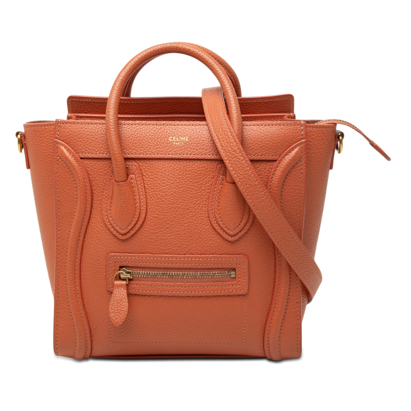 Nano Leather Luggage Tote - Image 1