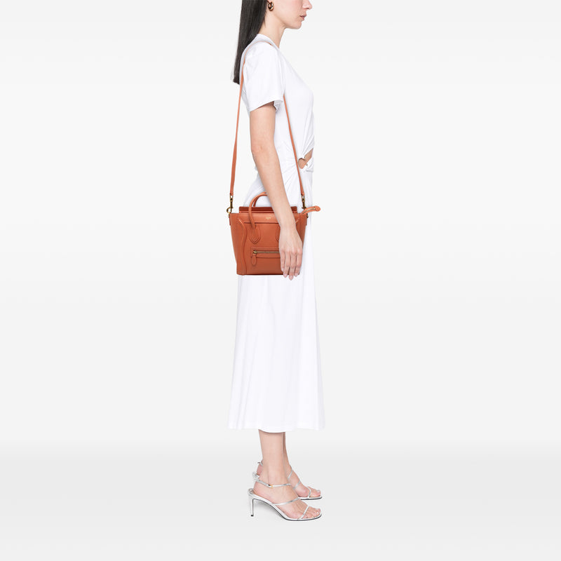 Nano Leather Luggage Tote - Image 7