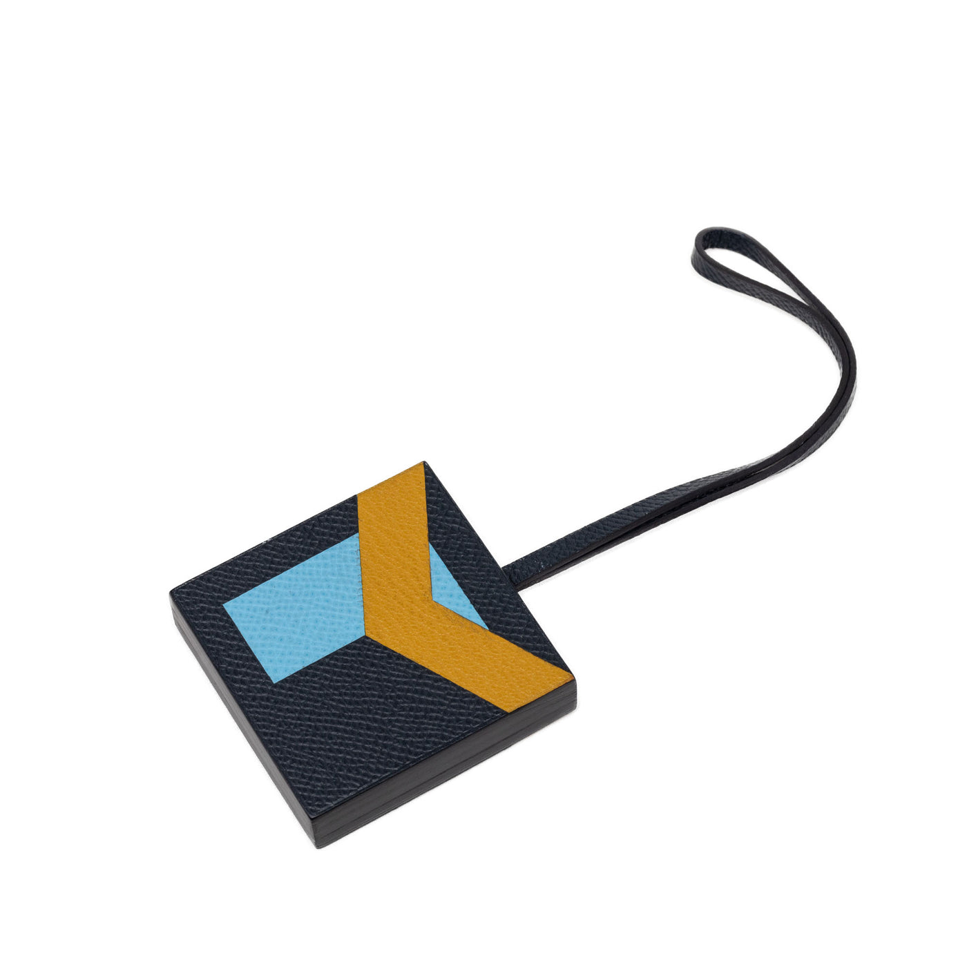 Epsom Calfskin Y Lettre Au Carre Bag Charm - Image 1