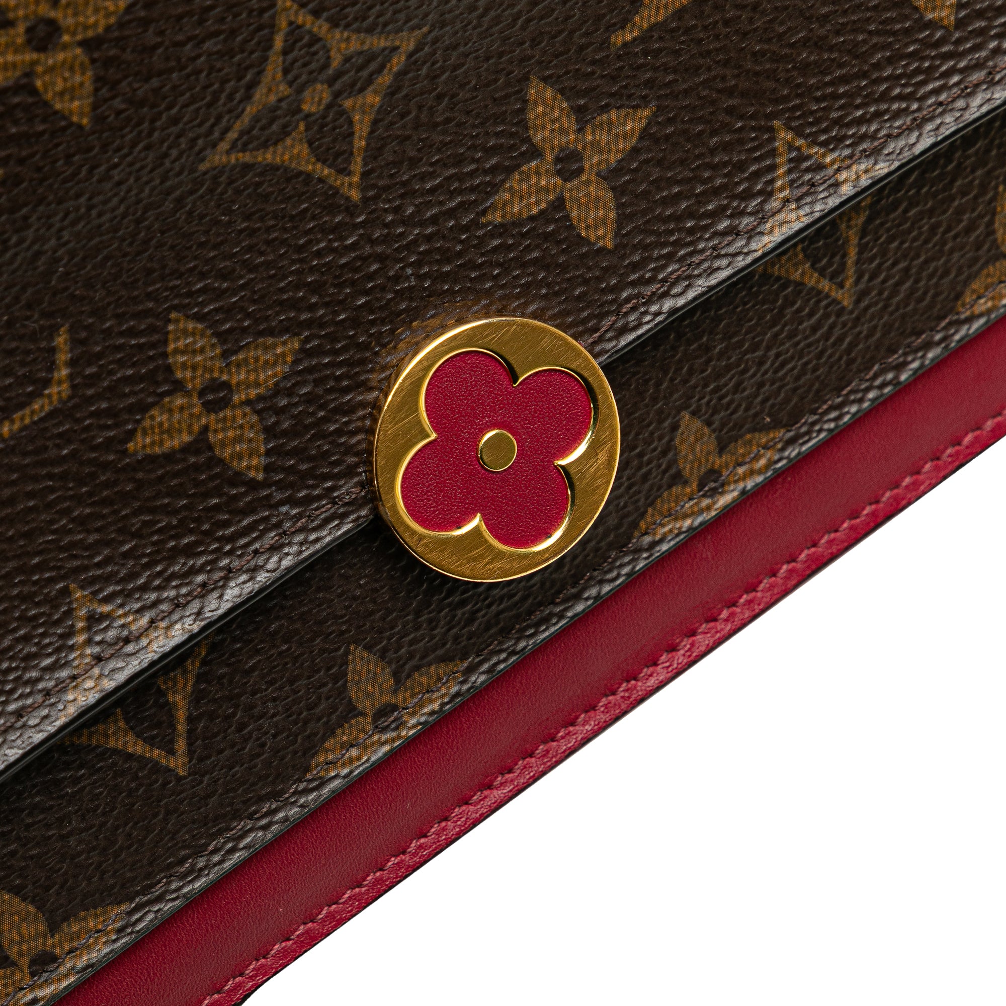 Monogram Flore Wallet On Chain - Image 10