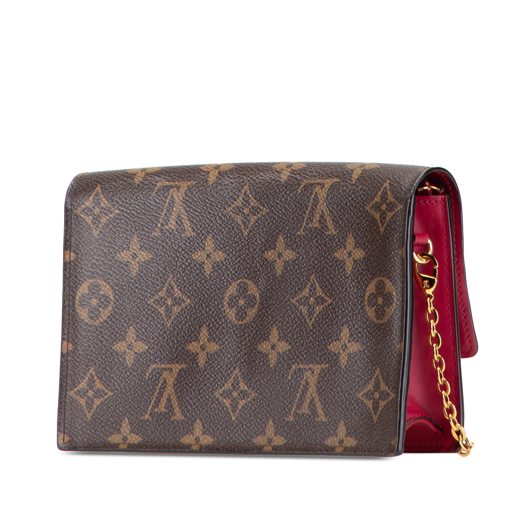 Monogram Flore Wallet On Chain - Image 2
