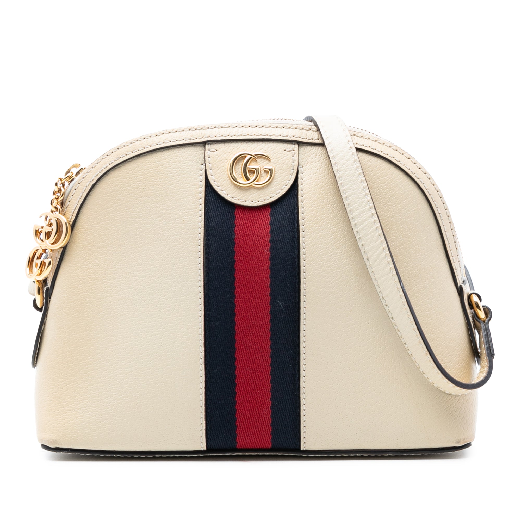 Small Calfskin Ophidia Dome Crossbody - Image 1