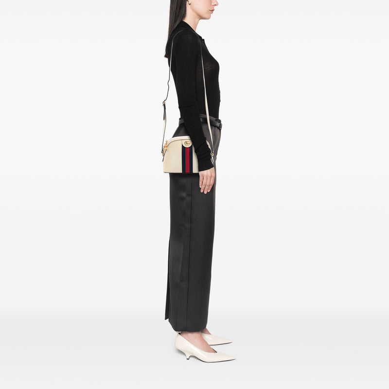 Small Calfskin Ophidia Dome Crossbody - Image 7
