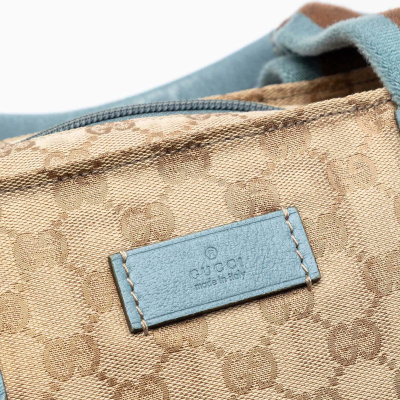 GG Canvas Web Vertical Tote - Image 5