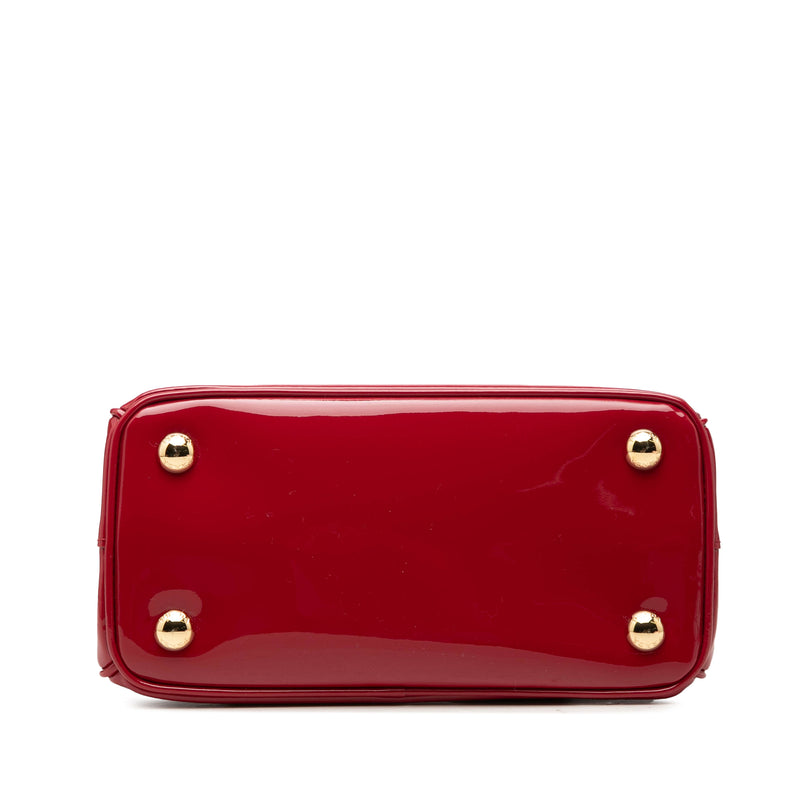 Mini Patent Galleria Double Zip Satchel - Image 3