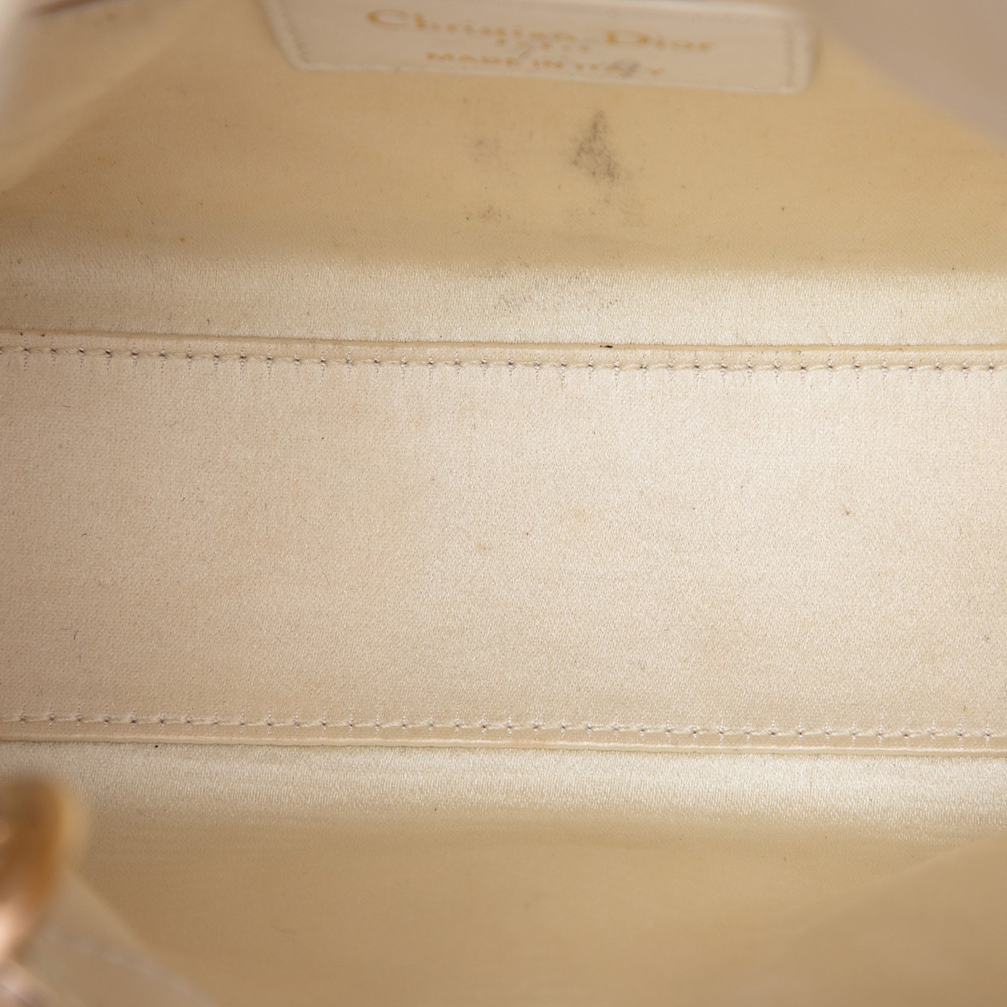 Mini Satin Cannage Crystal Embellished Lady Dior - Image 4