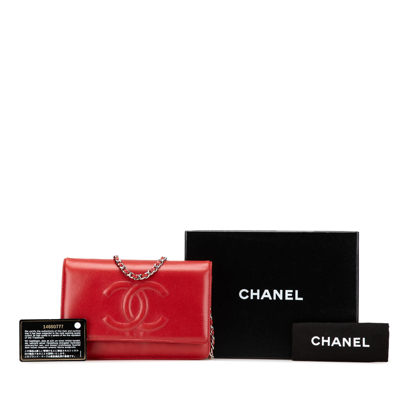 CC Calfskin Wallet On Chain - Image 14