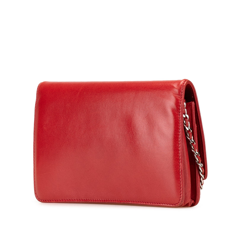 CC Calfskin Wallet On Chain - Image 2