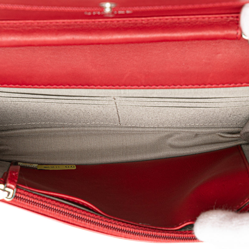 CC Calfskin Wallet On Chain - Image 4
