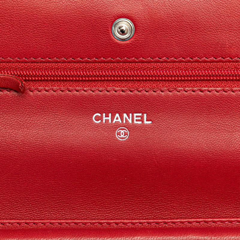 CC Calfskin Wallet On Chain - Image 5