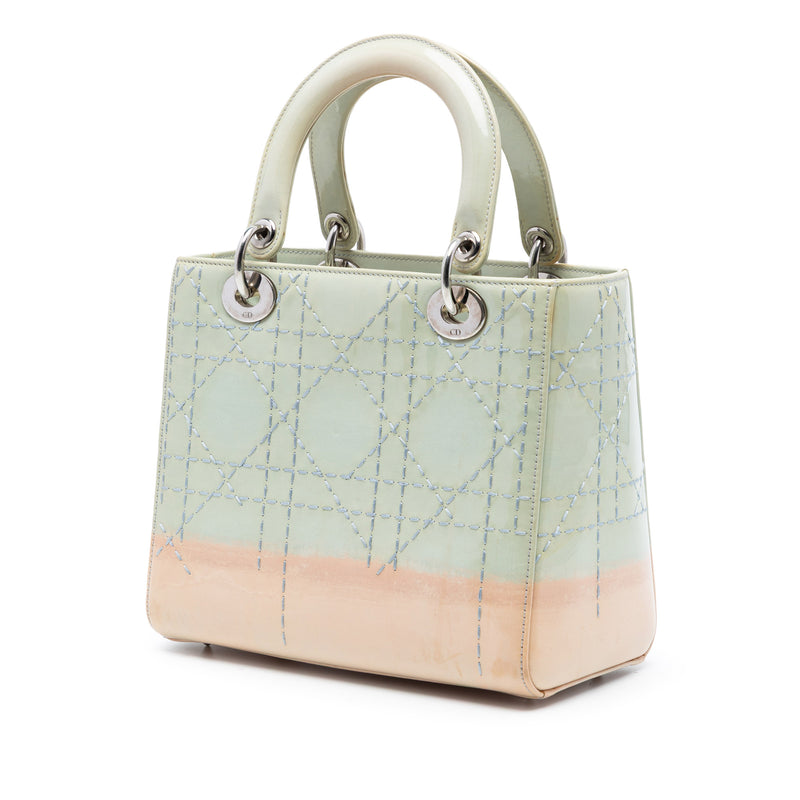 Medium Ombre Patent Cannage Lady Dior - Image 2