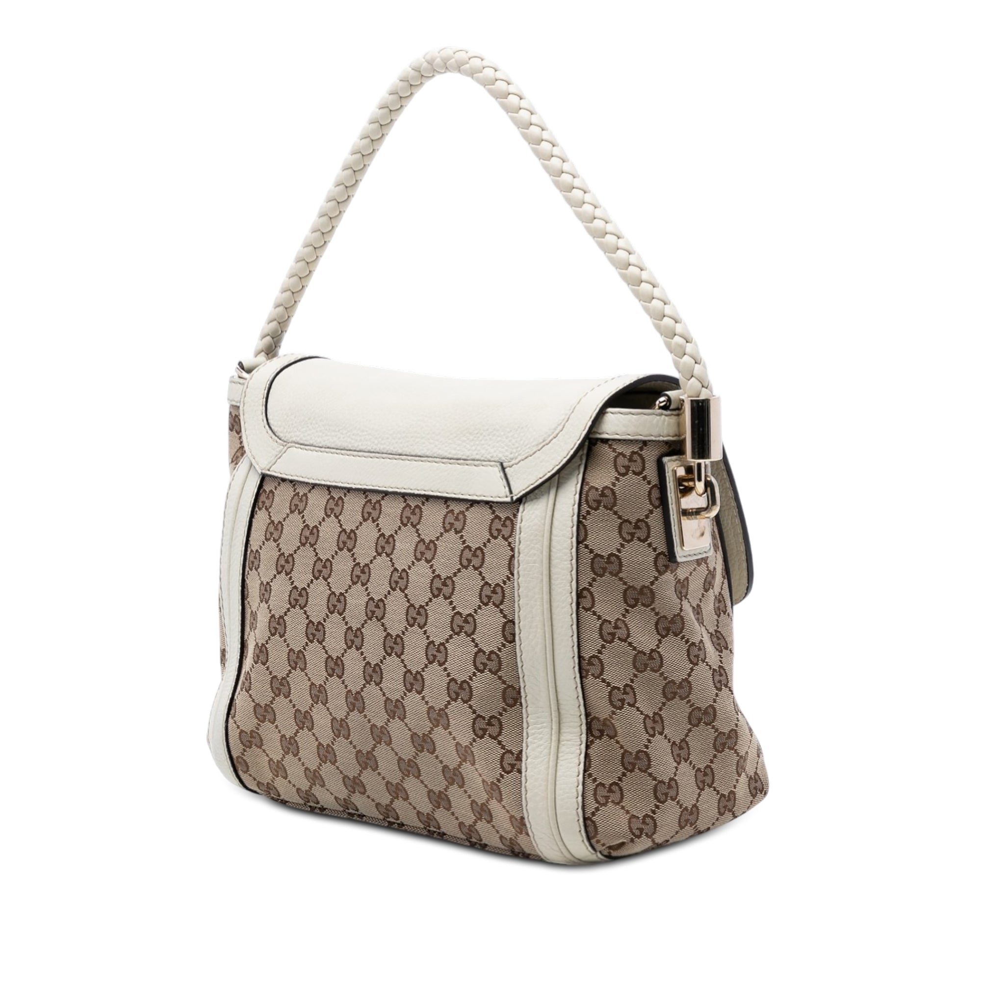 GG Canvas Bella Flap Satchel - Image 2