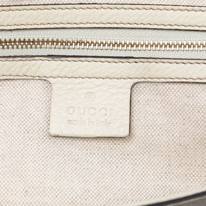 GG Canvas Bella Flap Satchel - Image 6