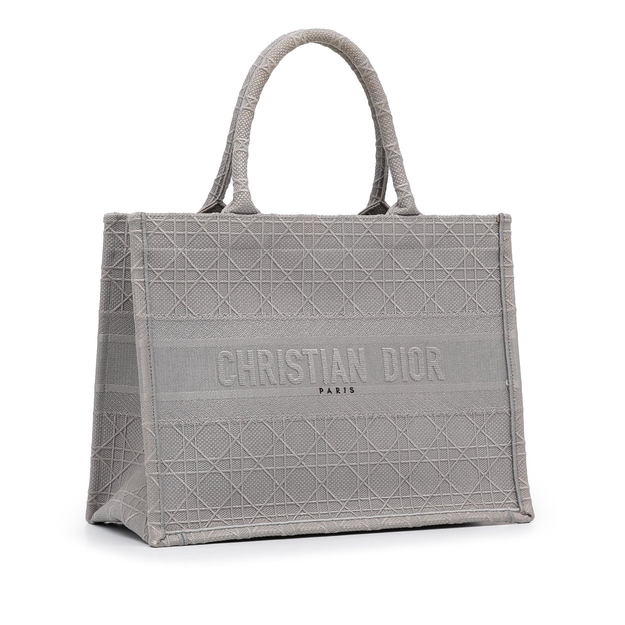 Medium Cannage Embroidered Book Tote - Image 2