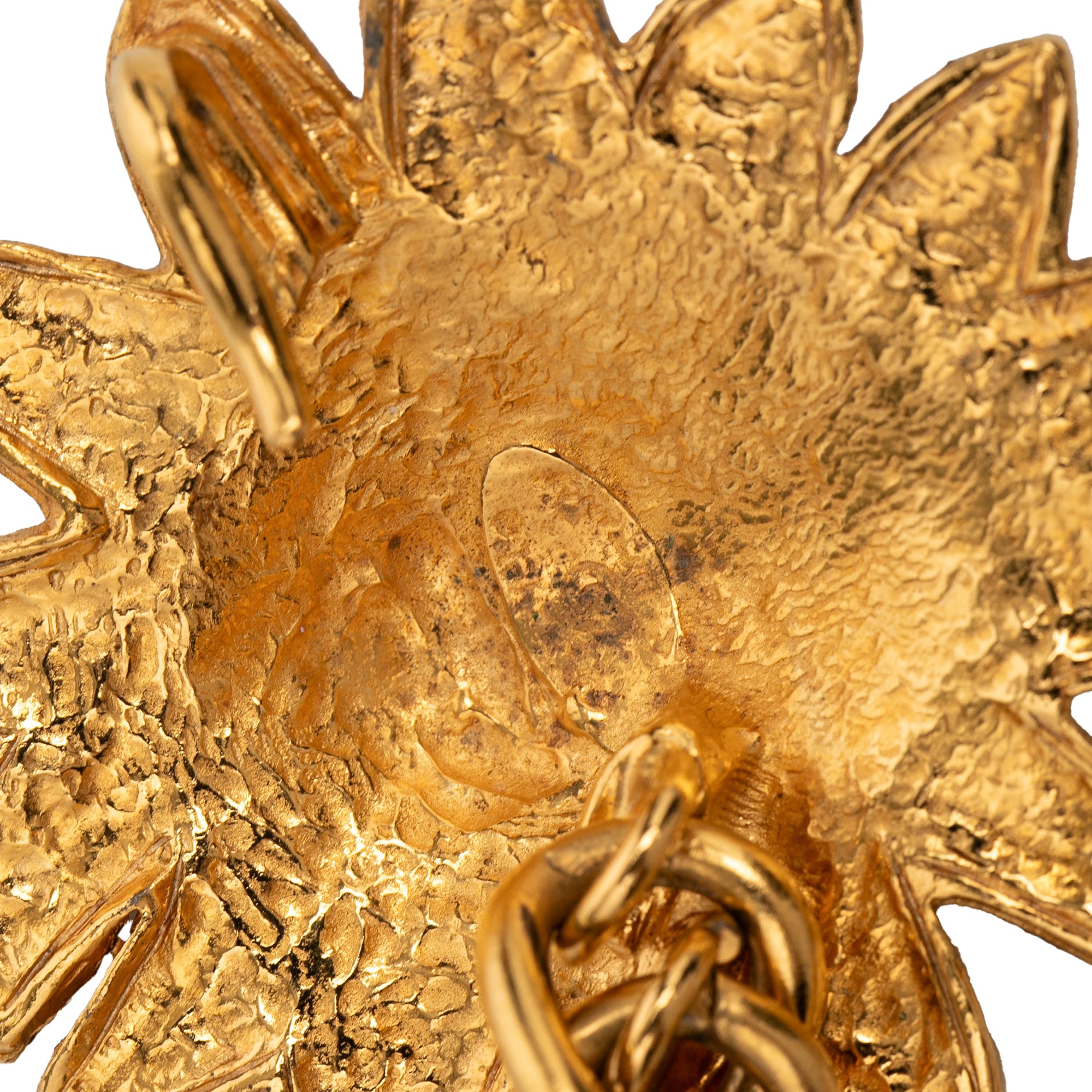 Gold Plated Leo Lion Sun Medallion Charm Necklace - Image 3