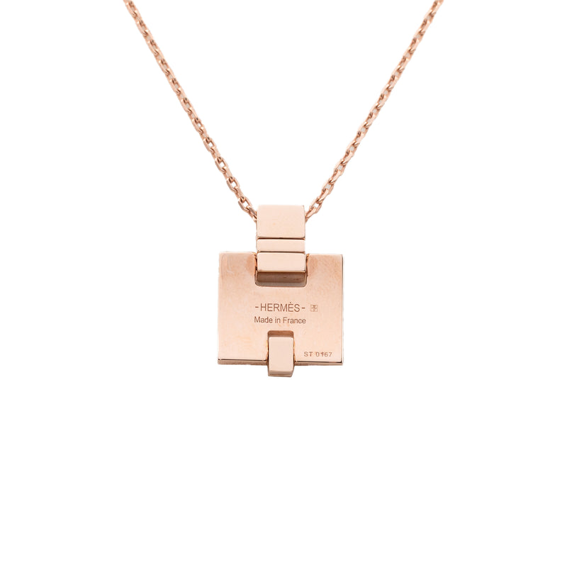 Gold Plated and Enamel Eileen Pendant Necklace - Image 2