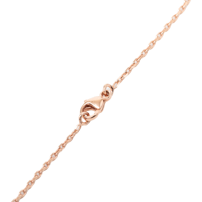 Gold Plated and Enamel Eileen Pendant Necklace - Image 3