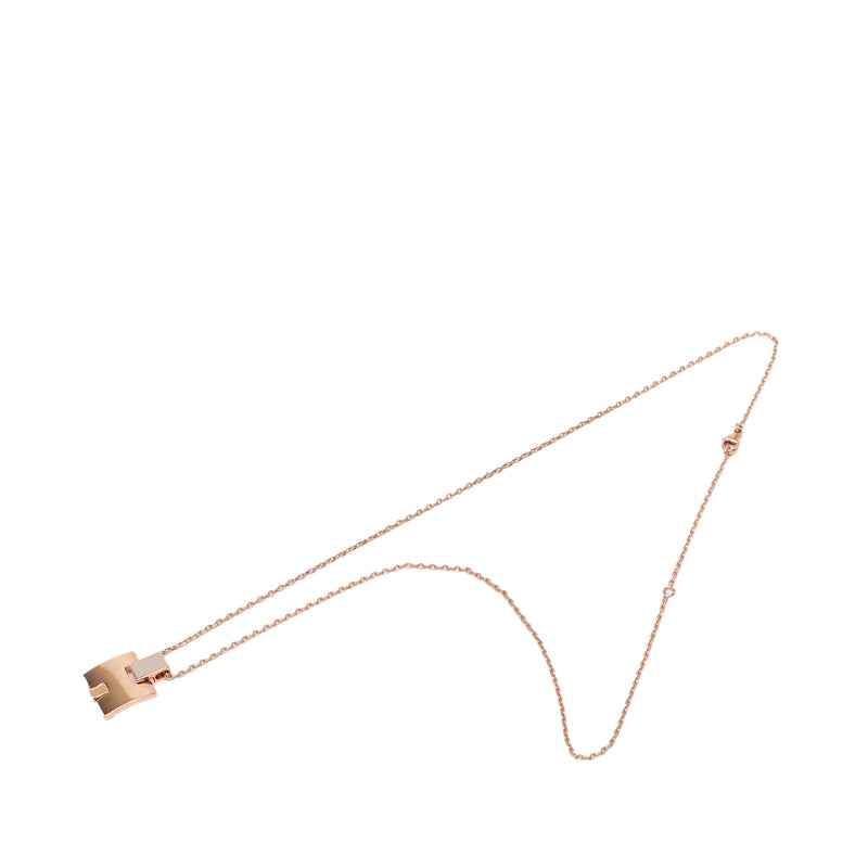 Gold Plated and Enamel Eileen Pendant Necklace - Image 4