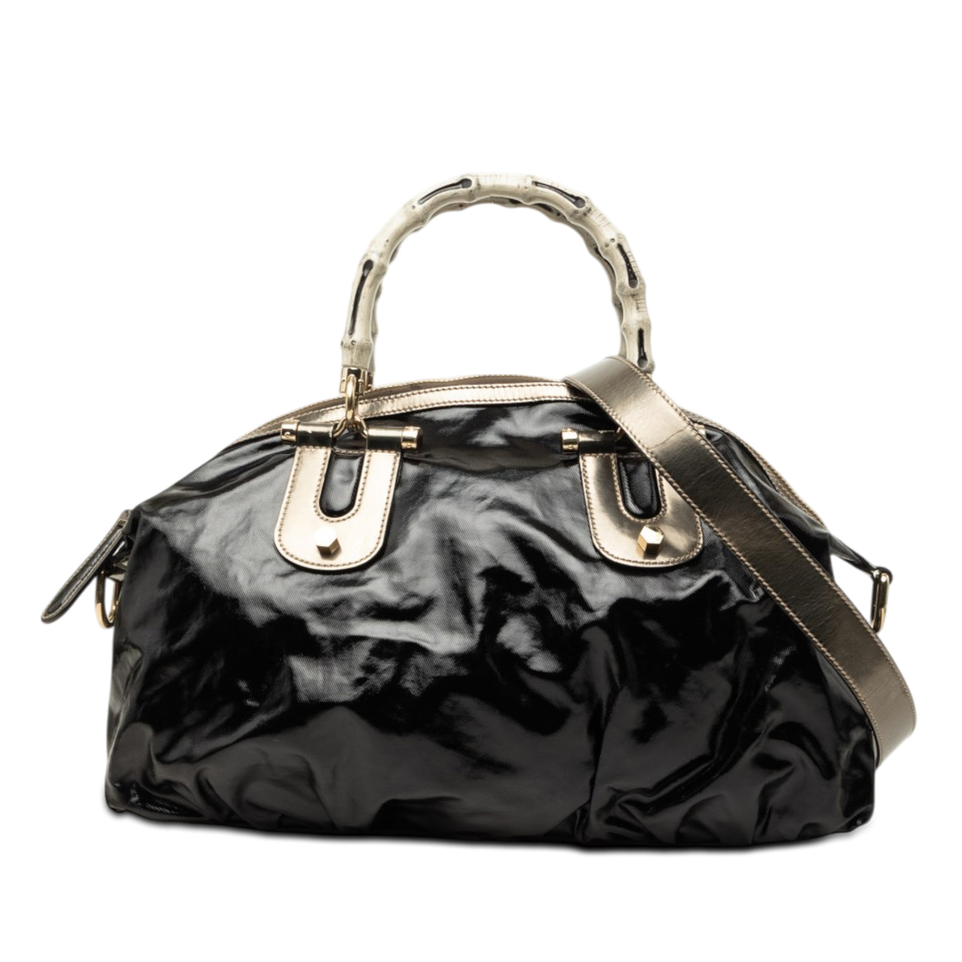 Coated Canvas Bamboo Dialux Pop Satchel - Image 1