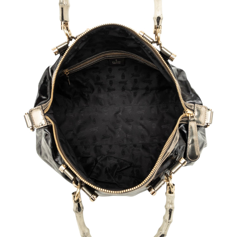Coated Canvas Bamboo Dialux Pop Satchel - Image 4
