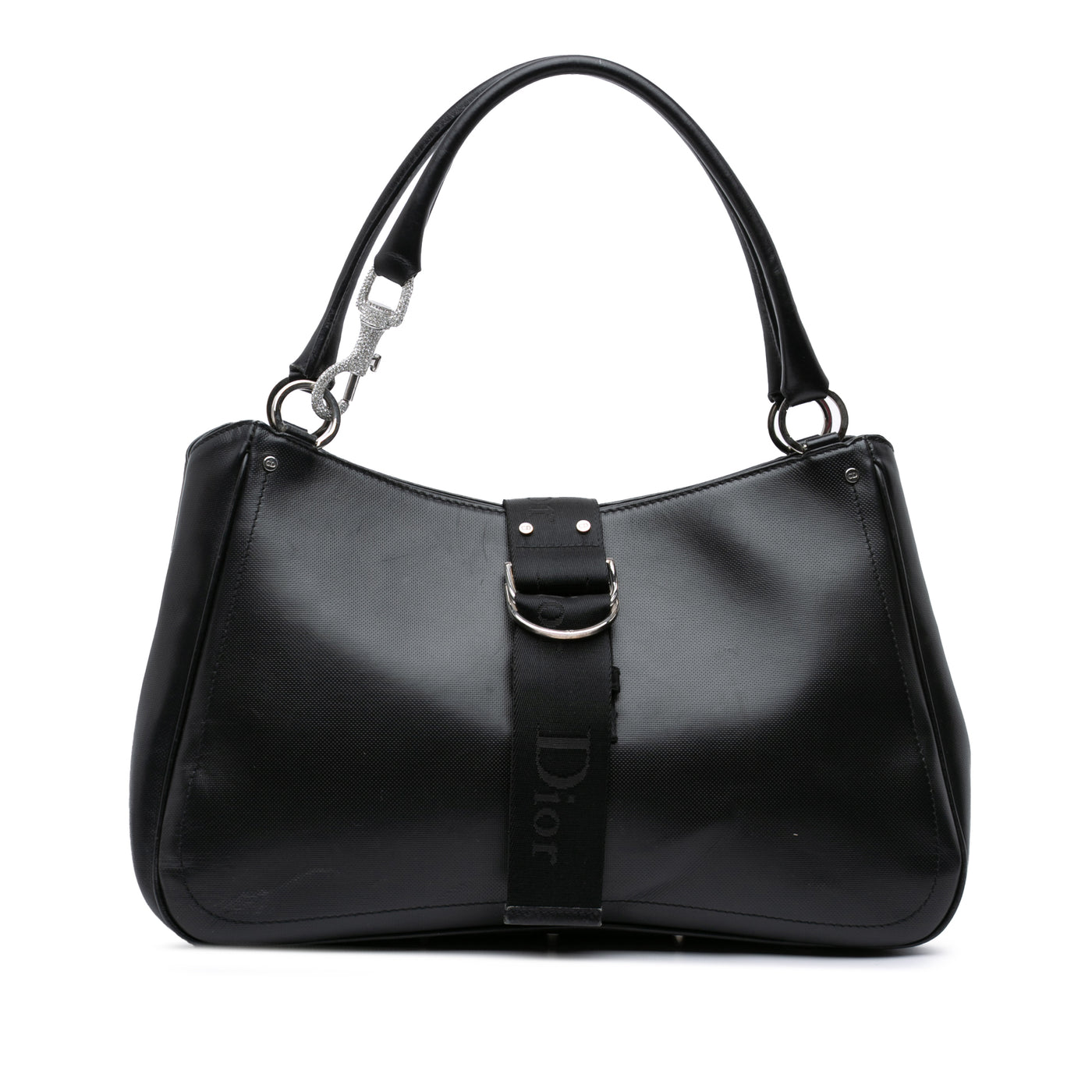 Coated Canvas Crystal Hardcore Handbag - Image 1