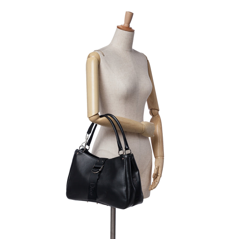 Coated Canvas Crystal Hardcore Handbag - Image 10