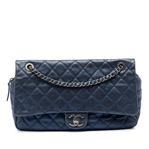 Jumbo Quilted Caviar Easy Flap - Image 1