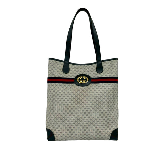 Micro GG Supreme Web Tote - Image 1
