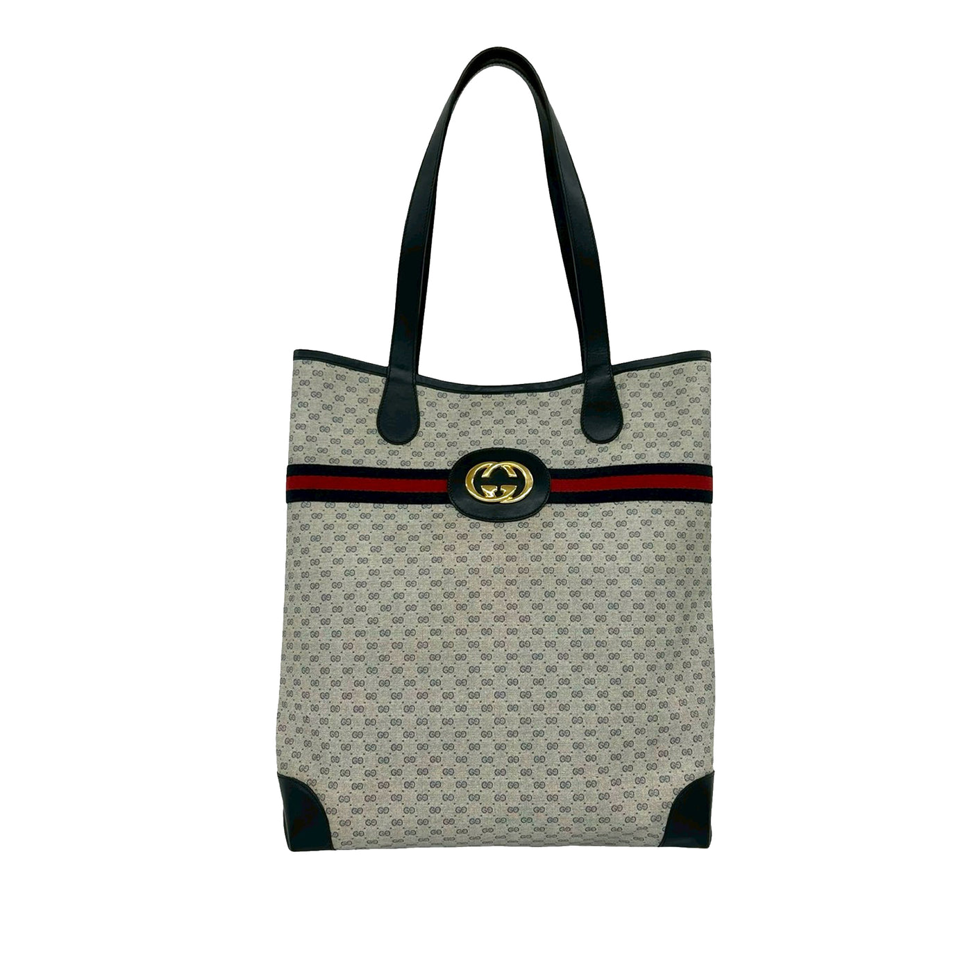 Micro GG Supreme Web Tote - Image 1