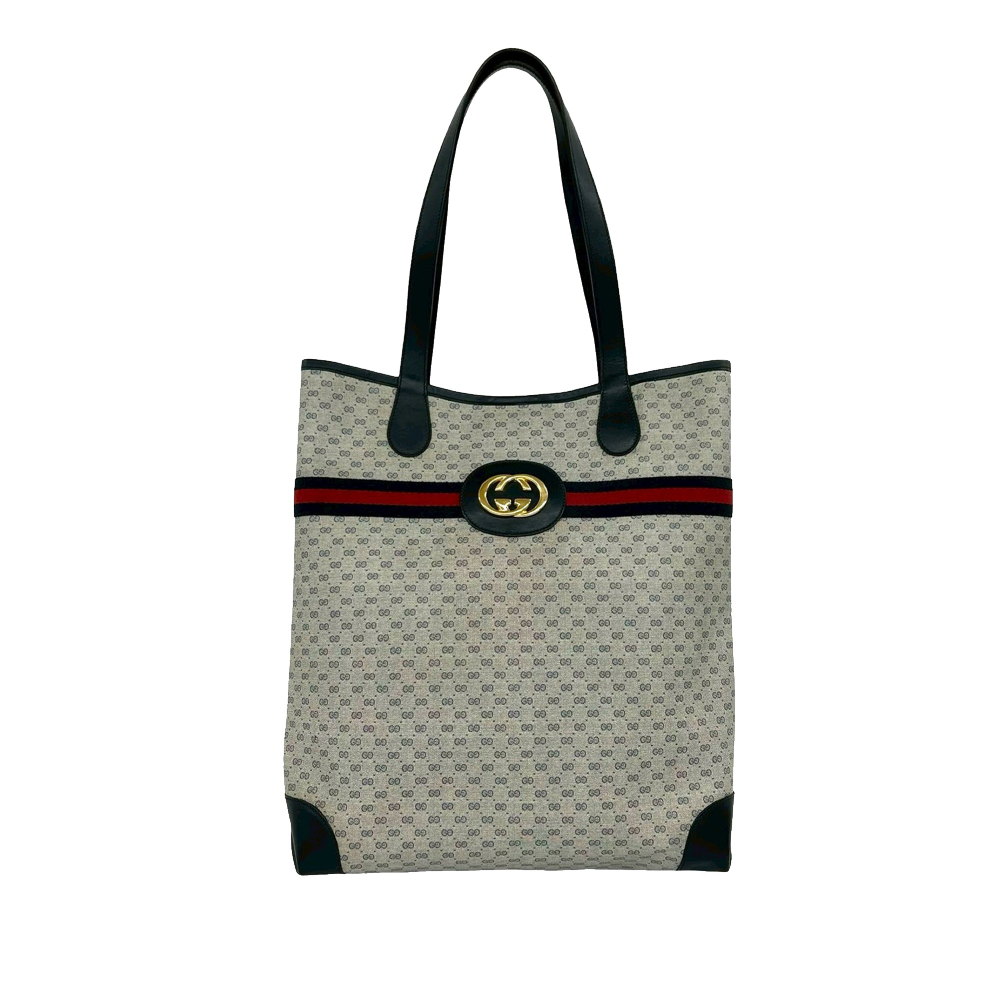 Micro GG Supreme Web Tote - Image 1