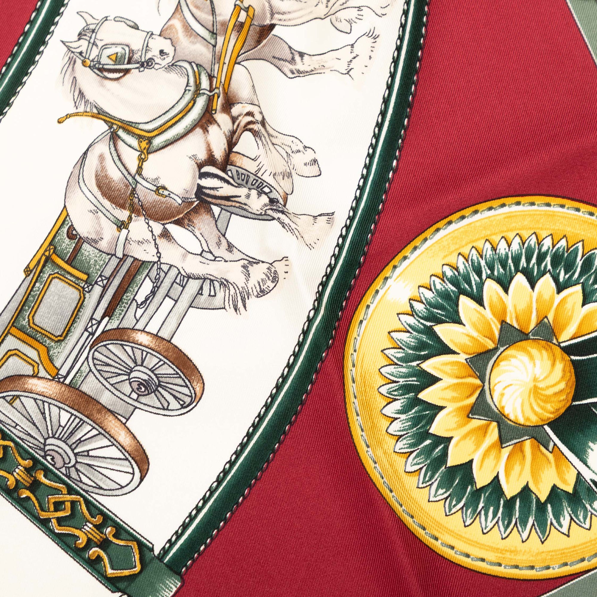 Chevaux de Trait Silk Scarf 90 - Image 7