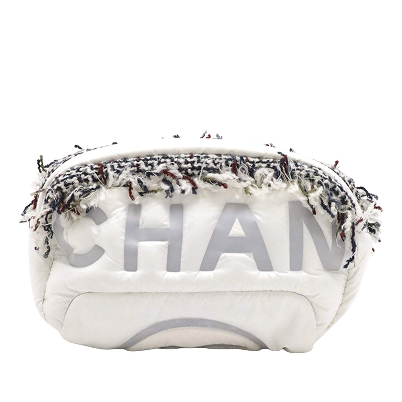 Embossed Nylon Tweed Doudoune Belt Bag - Image 1