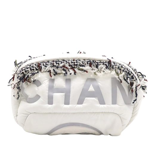 Embossed Nylon Tweed Doudoune Belt Bag - Image 1