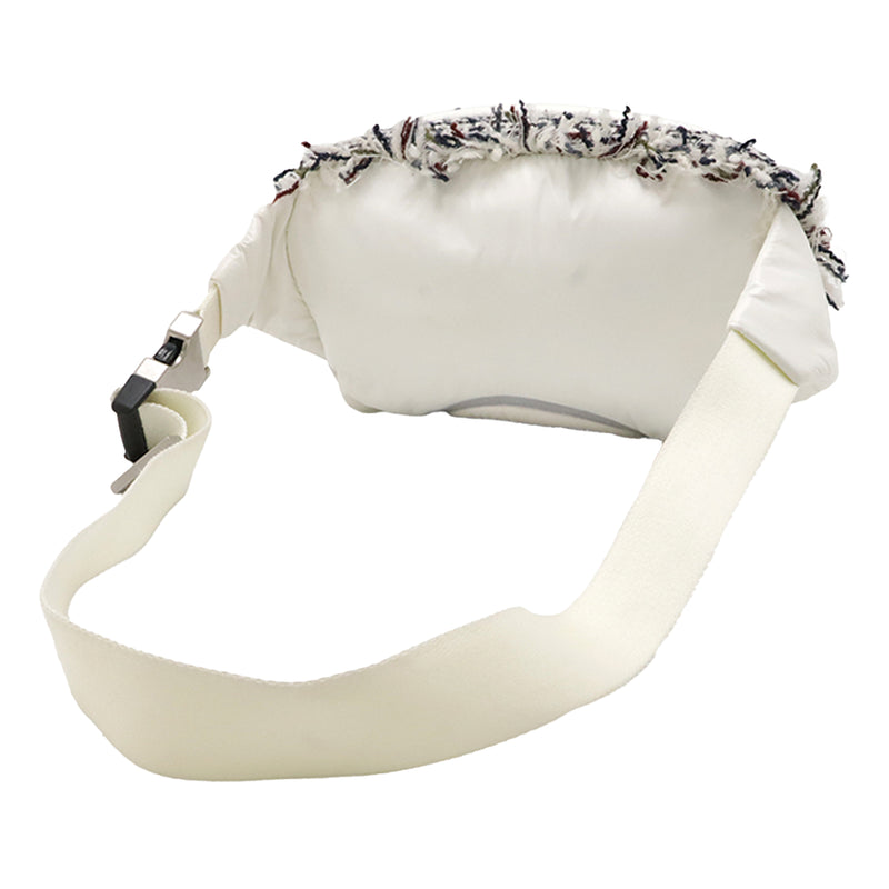 Embossed Nylon Tweed Doudoune Belt Bag - Image 2