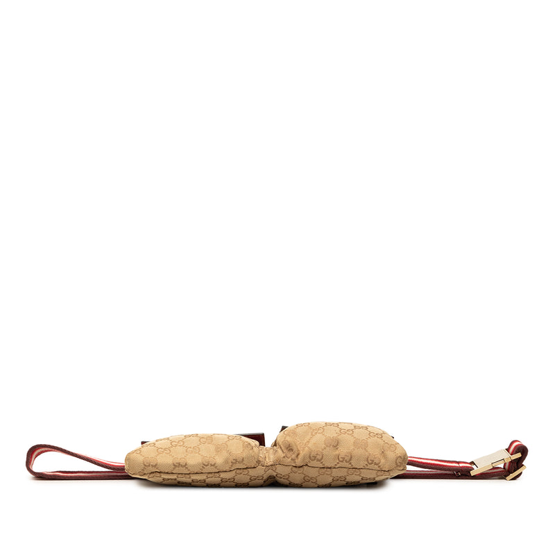 GG Canvas Web Double Pocket Belt Bag - Image 3