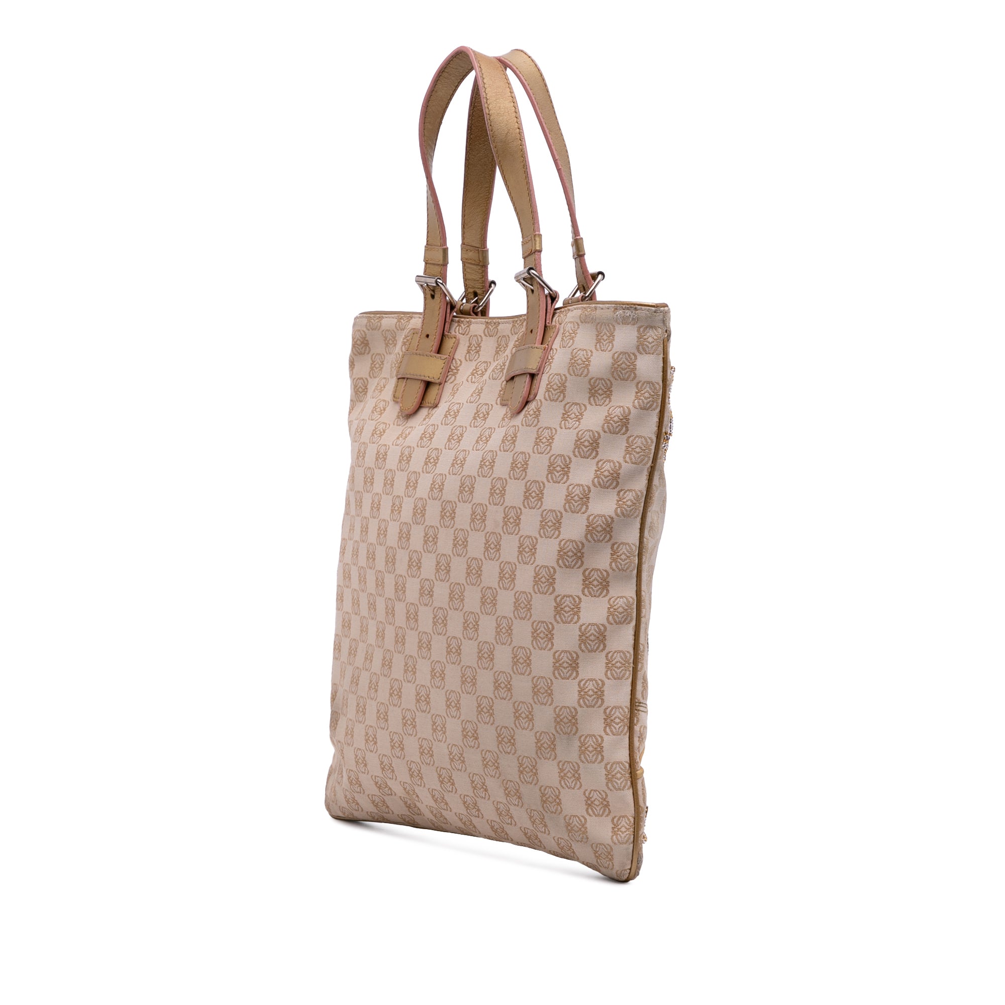 Anagram Canvas Embroidered Tote - Image 2