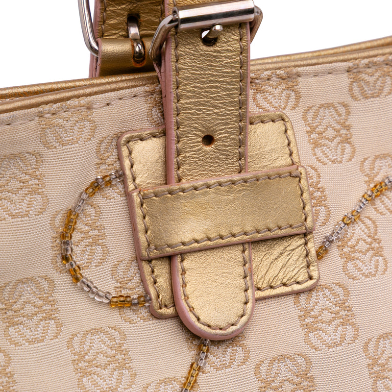 Anagram Canvas Embroidered Tote - Image 7