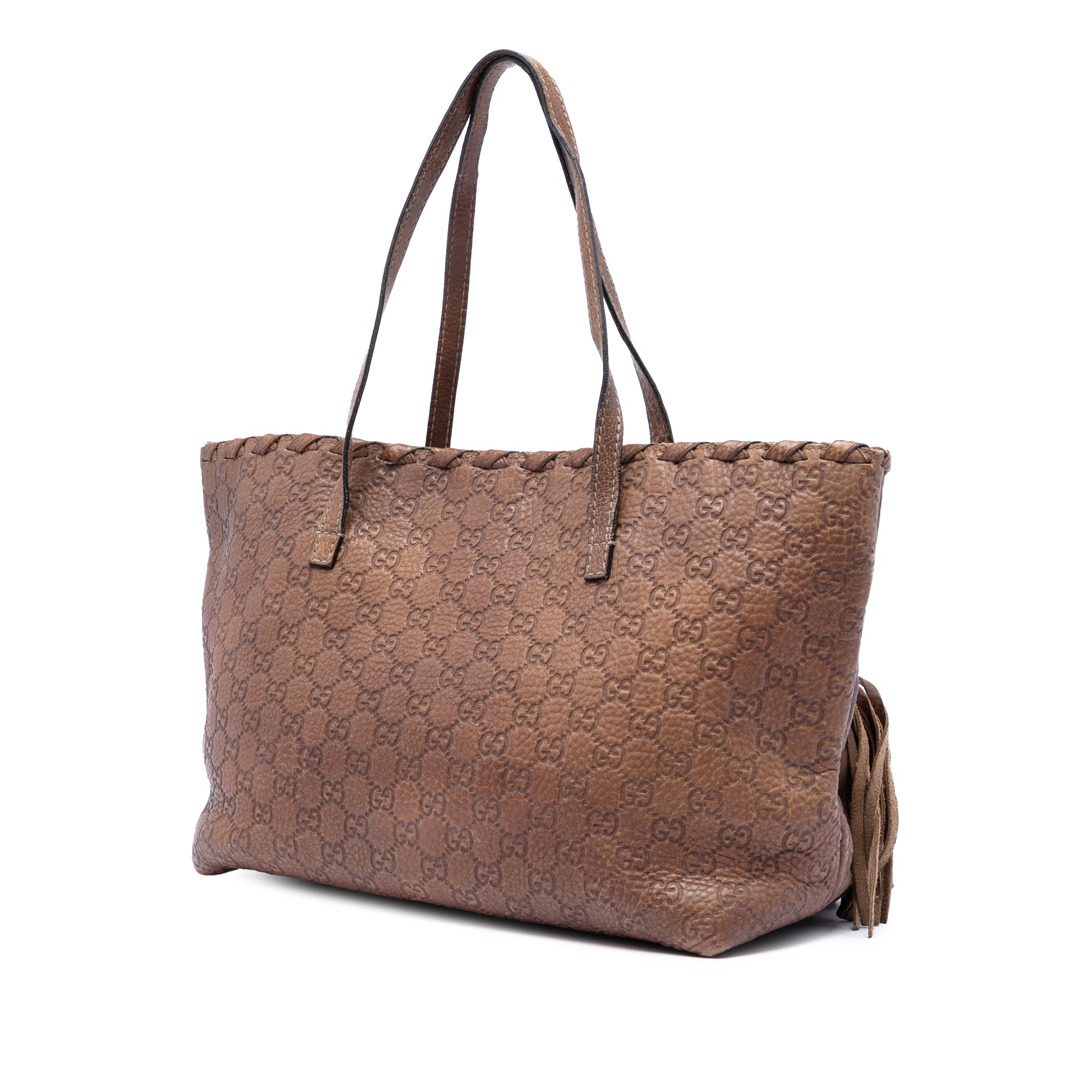 Medium Guccissima Bamboo Tassel Tote - Image 2