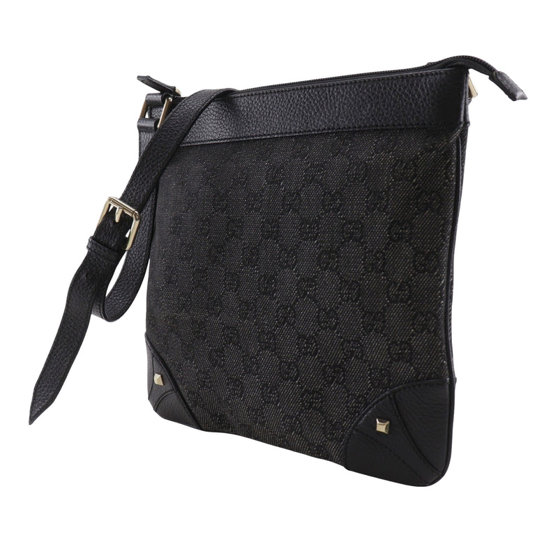 GG Denim Nailhead Crossbody - Image 2